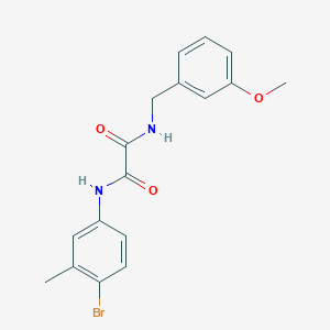 N-(4-bromo-3-methylphenyl)-N'-(3-methoxybenzyl)ethanediamide