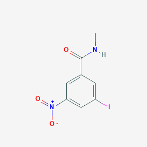 molecular formula C8H7IN2O3 B4237607 3-iodo-N-methyl-5-nitrobenzamide 