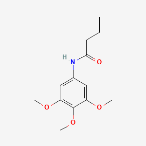 molecular formula C13H19NO4 B4237797 N-(3,4,5-三甲氧基苯基)丁酰胺 