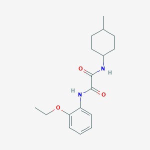 molecular formula C17H24N2O3 B4237976 N-(2-ethoxyphenyl)-N'-(4-methylcyclohexyl)ethanediamide 