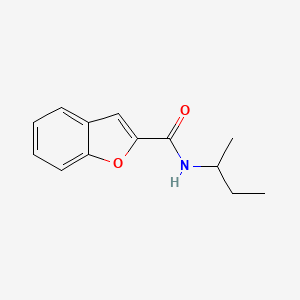 molecular formula C13H15NO2 B4237993 N-(sec-butyl)-1-benzofuran-2-carboxamide 