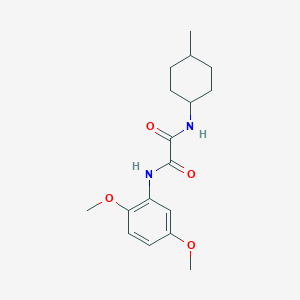 molecular formula C17H24N2O4 B4238001 N-(2,5-dimethoxyphenyl)-N'-(4-methylcyclohexyl)ethanediamide 