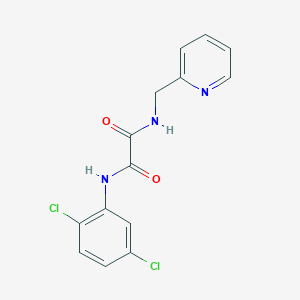 molecular formula C14H11Cl2N3O2 B4238041 N-(2,5-dichlorophenyl)-N'-(2-pyridinylmethyl)ethanediamide 