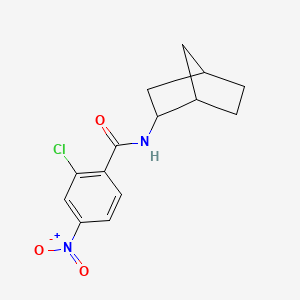 molecular formula C14H15ClN2O3 B4238327 N-bicyclo[2.2.1]hept-2-yl-2-chloro-4-nitrobenzamide 