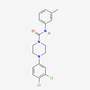 4-(3,4-dichlorophenyl)-N-(3-methylphenyl)-1-piperazinecarboxamide