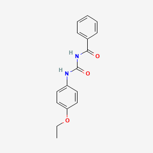 molecular formula C16H16N2O3 B4238497 N-{[(4-ethoxyphenyl)amino]carbonyl}benzamide 
