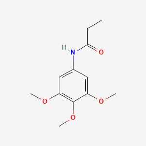 molecular formula C12H17NO4 B4238504 N-(3,4,5-三甲氧基苯基)丙酰胺 