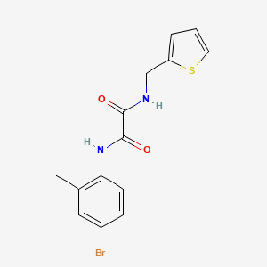 molecular formula C14H13BrN2O2S B4238691 N-(4-bromo-2-methylphenyl)-N'-(2-thienylmethyl)ethanediamide 