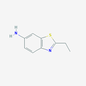 molecular formula C9H10N2S B042387 2-乙基苯并[d]噻唑-6-胺 CAS No. 17142-81-3
