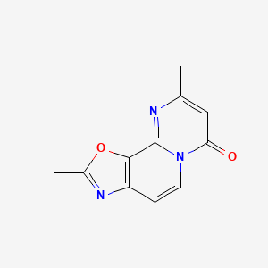 molecular formula C11H9N3O2 B4238707 2,9-dimethyl-7H-[1,3]oxazolo[5',4':3,4]pyrido[1,2-a]pyrimidin-7-one 