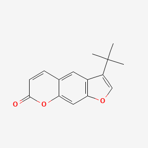 molecular formula C15H14O3 B4238713 3-tert-butyl-7H-furo[3,2-g]chromen-7-one 