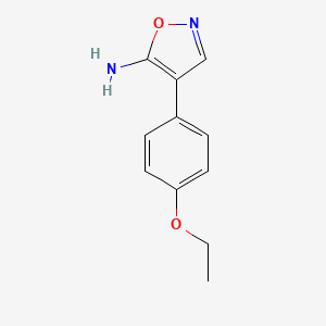 molecular formula C11H12N2O2 B4238715 4-(4-ethoxyphenyl)-5-isoxazolamine 