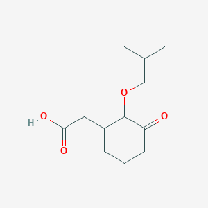 molecular formula C12H20O4 B4238742 (2-isobutoxy-3-oxocyclohexyl)acetic acid 