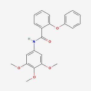molecular formula C22H21NO5 B4238767 2-phenoxy-N-(3,4,5-trimethoxyphenyl)benzamide 