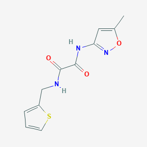 molecular formula C11H11N3O3S B4238799 N-(5-methyl-3-isoxazolyl)-N'-(2-thienylmethyl)ethanediamide 