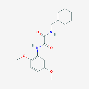 molecular formula C17H24N2O4 B4238826 N-(cyclohexylmethyl)-N'-(2,5-dimethoxyphenyl)ethanediamide 
