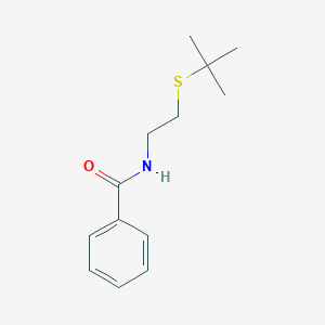 N-[2-(tert-butylsulfanyl)ethyl]benzamide