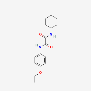 molecular formula C17H24N2O3 B4239041 N-(4-ethoxyphenyl)-N'-(4-methylcyclohexyl)ethanediamide 