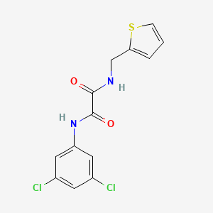 molecular formula C13H10Cl2N2O2S B4239096 N-(3,5-dichlorophenyl)-N'-(2-thienylmethyl)ethanediamide 