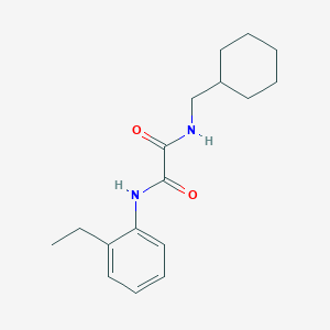 molecular formula C17H24N2O2 B4239190 N-(cyclohexylmethyl)-N'-(2-ethylphenyl)ethanediamide 