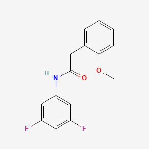 molecular formula C15H13F2NO2 B4239264 N-(3,5-difluorophenyl)-2-(2-methoxyphenyl)acetamide 