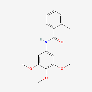 molecular formula C17H19NO4 B4239401 2-methyl-N-(3,4,5-trimethoxyphenyl)benzamide 