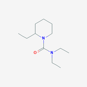 molecular formula C12H24N2O B4239456 N,N,2-triethyl-1-piperidinecarboxamide 