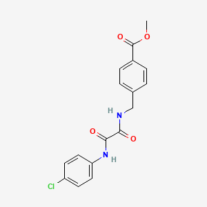 molecular formula C17H15ClN2O4 B4239473 methyl 4-({[[(4-chlorophenyl)amino](oxo)acetyl]amino}methyl)benzoate 