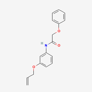 molecular formula C17H17NO3 B4239560 N-[3-(allyloxy)phenyl]-2-phenoxyacetamide 