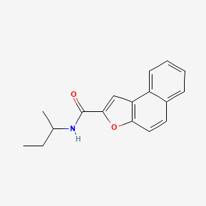 molecular formula C17H17NO2 B4239594 N-(sec-butyl)naphtho[2,1-b]furan-2-carboxamide 