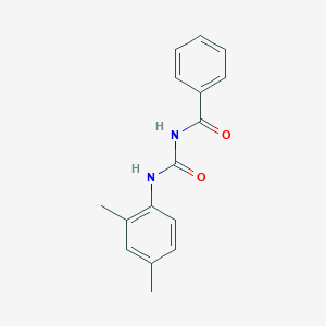 molecular formula C16H16N2O2 B4239841 N-{[(2,4-dimethylphenyl)amino]carbonyl}benzamide 