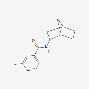 molecular formula C15H19NO B4239870 N-bicyclo[2.2.1]hept-2-yl-3-methylbenzamide 