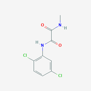 molecular formula C9H8Cl2N2O2 B4240038 N-(2,5-dichlorophenyl)-N'-methylethanediamide 