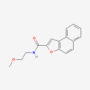 molecular formula C16H15NO3 B4240040 N-(2-methoxyethyl)naphtho[2,1-b]furan-2-carboxamide 