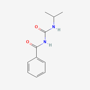 molecular formula C11H14N2O2 B4240049 N-[(isopropylamino)carbonyl]benzamide 