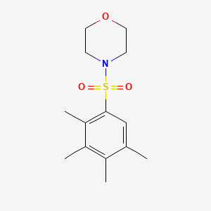 4-[(2,3,4,5-tetramethylphenyl)sulfonyl]morpholine