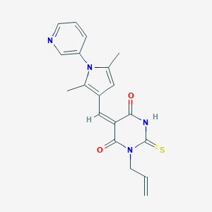 1-allyl-5-{[2,5-dimethyl-1-(3-pyridinyl)-1H-pyrrol-3-yl]methylene}-2-thioxodihydro-4,6(1H,5H)-pyrimidinedione