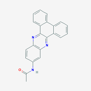 molecular formula C22H15N3O B424045 N-dibenzo[a,c]phenazin-11-ylacetamide 