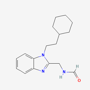 N-{[1-(2-CYCLOHEXYLETHYL)-1H-1,3-BENZODIAZOL-2-YL]METHYL}FORMAMIDE