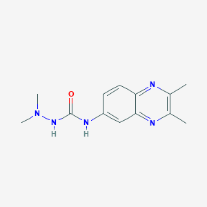 1-(Dimethylamino)-3-(2,3-dimethylquinoxalin-6-yl)urea