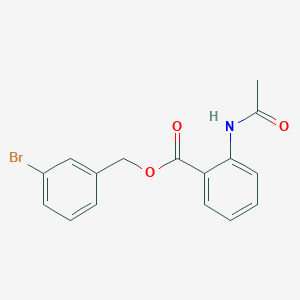 3-bromobenzyl 2-(acetylamino)benzoate