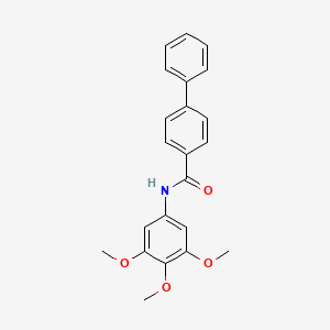 N-(3,4,5-TRIMETHOXYPHENYL)-[1,1'-BIPHENYL]-4-CARBOXAMIDE