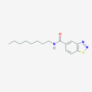 molecular formula C15H21N3OS B424060 N-octyl-1,2,3-benzothiadiazole-5-carboxamide 