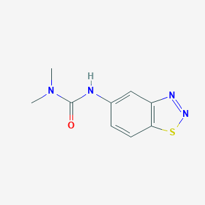 molecular formula C9H10N4OS B424062 N'-(1,2,3-benzothiadiazol-5-yl)-N,N-dimethylurea 