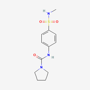 N-[4-(methylsulfamoyl)phenyl]pyrrolidine-1-carboxamide