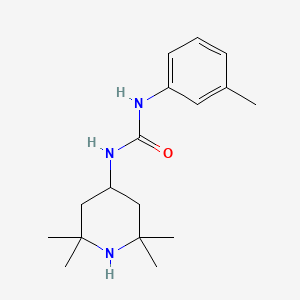 1-(3-Methylphenyl)-3-(2,2,6,6-tetramethylpiperidin-4-yl)urea