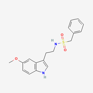 N-[2-(5-methoxy-1H-indol-3-yl)ethyl]-1-phenylmethanesulfonamide