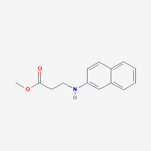 molecular formula C14H15NO2 B4240893 Methyl 3-(2-naphthylamino)propanoate 