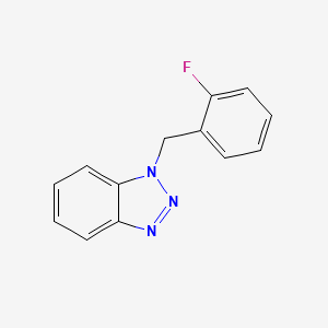 1-[(2-Fluorophenyl)methyl]-1H-1,2,3-benzotriazole