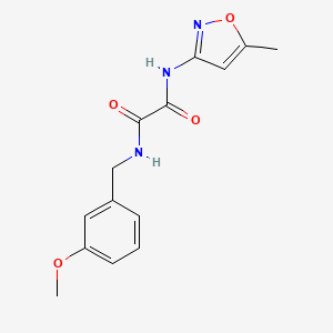 N-[(3-methoxyphenyl)methyl]-N'-(5-methyl-1,2-oxazol-3-yl)oxamide